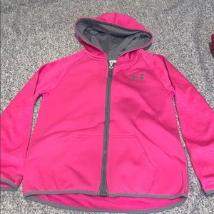 Pink under armor jacket